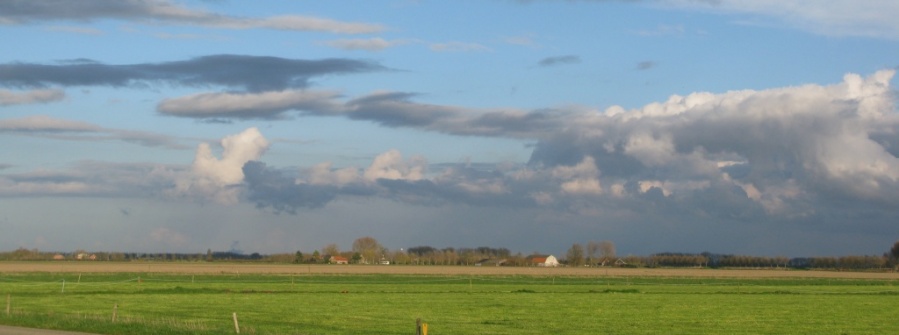 Genieten van weidse uitzichten en wolkenluchten