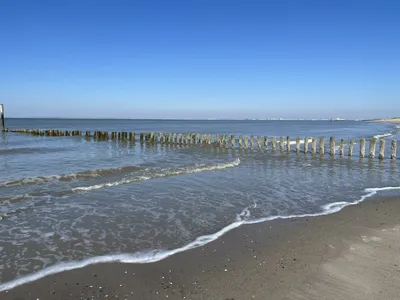 Foto van kustlijn.