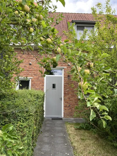 Voordeur woning Kastanje
